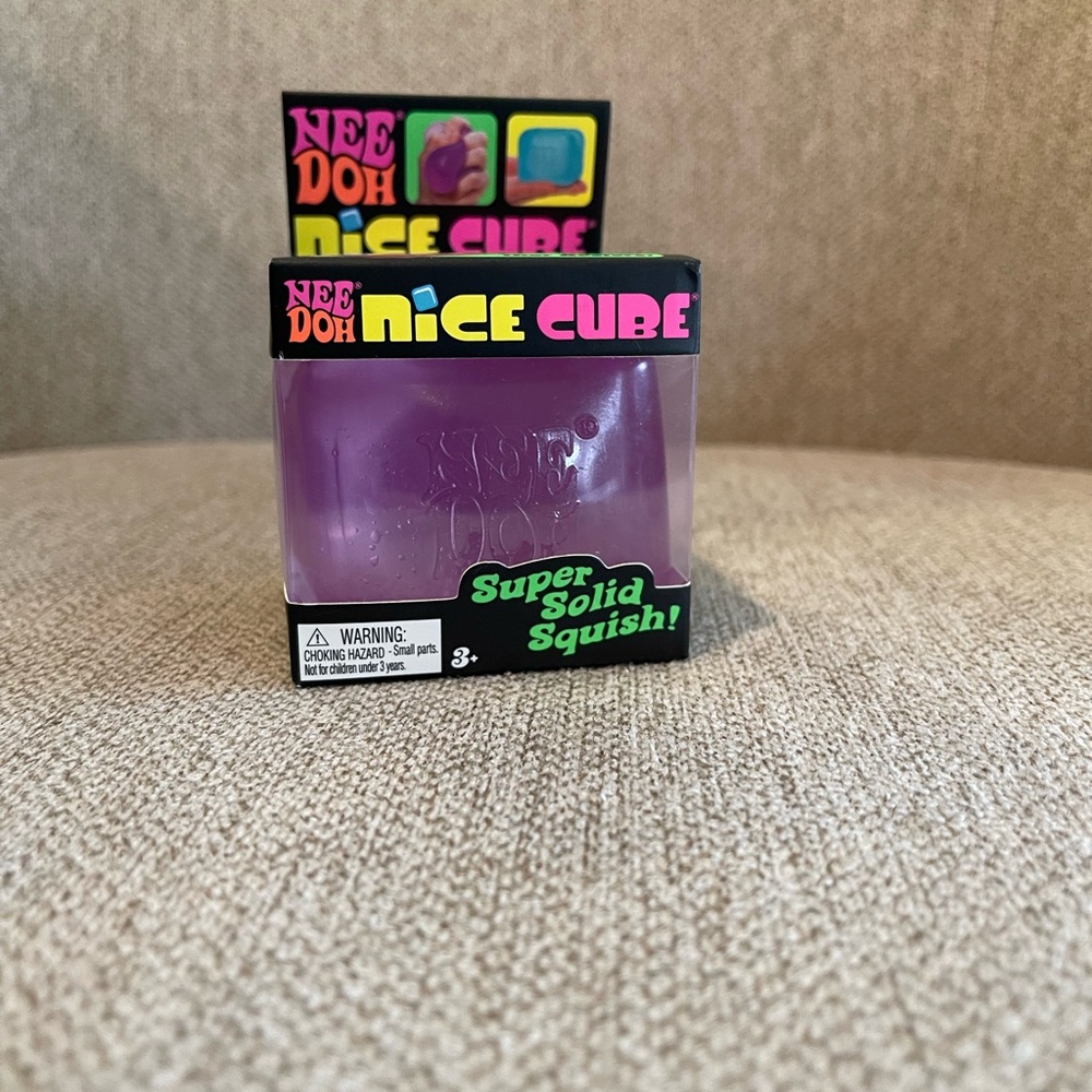 NeeDoh Nice Cube - Purple Squishy Stress Toy